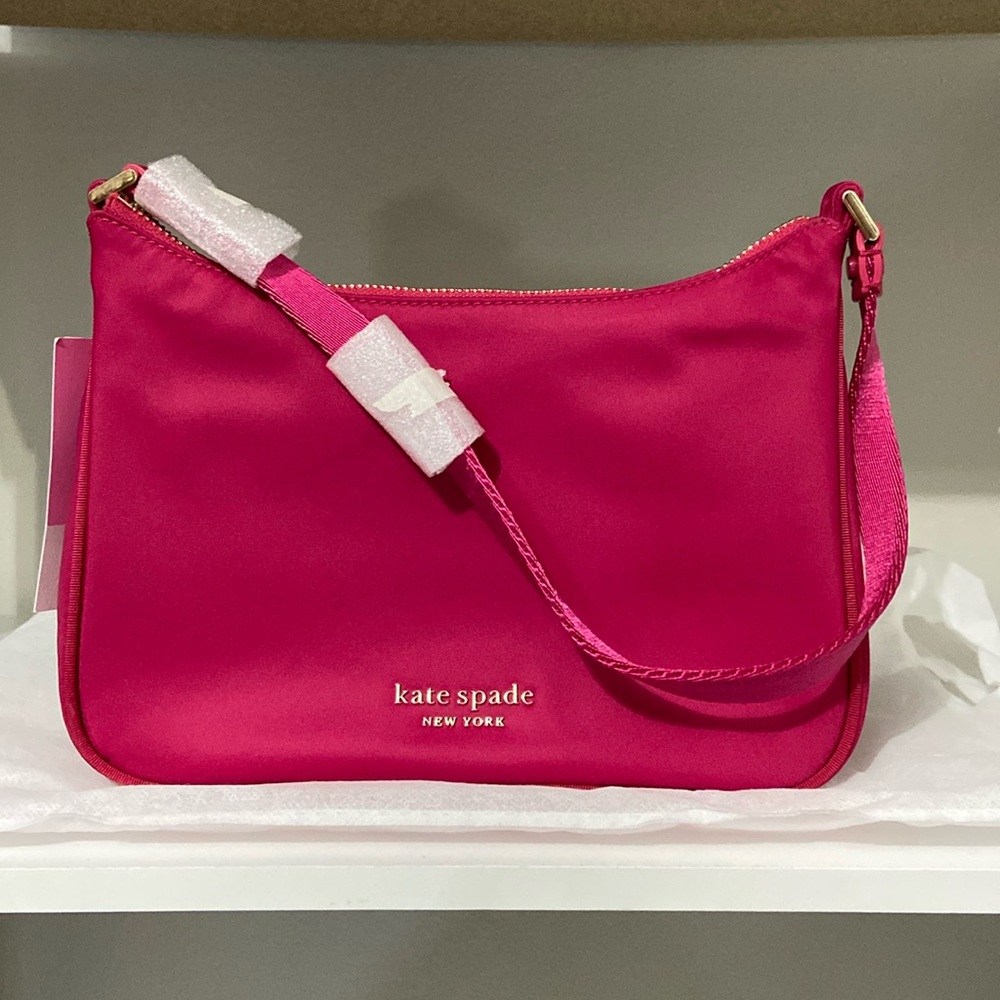 2-8 Kate spade shoulder bag purse hot pink - Picture 1 of 13